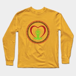 Heart Yoga Long Sleeve T-Shirt